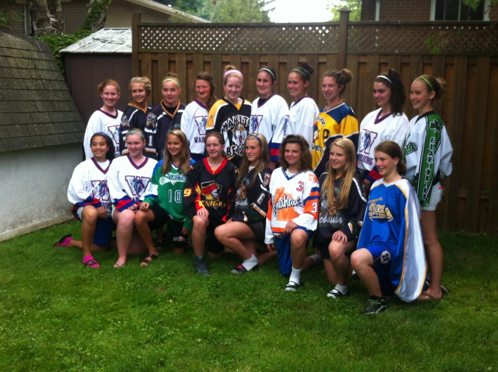 Team Ontario Bantam Box Lacrosse in Home Team Jerseys Inner Strength PhysiotherapyInner
